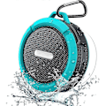 Pikkukuva 1 / 5: Vedenkestävä Bluetooth-kaiutin, Bluetooth-suihkukaiutin voimakkaalla stereolla, langaton Bluetooth-suihkukaiutin klipsillä ja imukupilla, pieni kannettava langaton