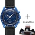 Planet Six Hand Quartz Watch Chronograph Luminous Display Water Resistant Moon Mercury Design D D