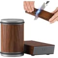 Rolling Knife Sharpening System with 15 and 20 Degree Diamond Wheels