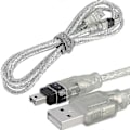 Pikkukuva 5 / 5: USB- ja Firewire IEEE 1394 -kaapeli Mini DV HDV -videokameralle PC-editointiin