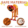 Miniatyrbillede 5 af 5: Smilende Critters Kattelur Plush Figur Legetøj Dyrefigurer Mareridt Kattelur Plush til Fans Børn Plus