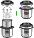 Instant Pot Tilbehør Dampkoker Med Dampkoker