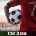 Miniatyrbillede 2 af 3: 10 stk. Sorte Armbind Fodbold, Elastiske Sorte Armbind Sørgebind, Løkke Lukning Sportsøvelse A