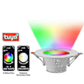 Miniatyrbillede 3 af 5: 6-pak Led Indbygningsspot 10w Dæmpbar Downlight 800lm Rgb+cct+ac85 265v Bluetooth Spotlight Til Stue
