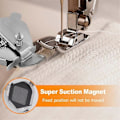 Miniatyrbillede 5 af 5: Opgraderet Multifunktionel Magnetisk Guide til Symaskine Universal Guld 1 stk