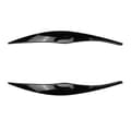 Til 3-Serie E90 E91 320I 330I 2005-2012 Frontlygte Dæksel Pyntestrimmel Øjenbryn Dæksel Trim Sti