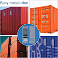 Miniatyrbillede 4 af 5: 8-pak Shipping Container Luftventil Kit Heavy Duty Shipping Container Tilbehør Flow Ventilation Ki
