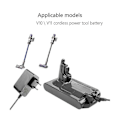 Miniatyrbilde 5 av 5: Lader for V10 V11 V15 Sv12 Sv15 støvsuger, erstatter ladekabel, batteriladeradapter 30.45v