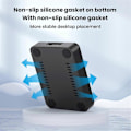 Miniatyrbillede 4 af 5: 10 Gbps Single Bay M.2 SSD Kabinet Ekstern Harddisk Boks SATA NGFF NVME M.2 Dockingstation SSD H