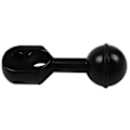 Miniatyrbilde 2 av 5: 1 Tommers Ball til Hodeklipsarm for Action Videokamera Lys Dykking Ballhode Butterfly Klips Adapter Mount Tilbehør