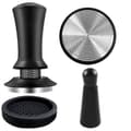 Kaffe Tamper Sett 51 mm, Espresso Tamper Sett, Barista Sett med 304 Rustfritt Stål Base Kaffe Tamper