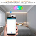 Miniatyrbilde 4 av 5: LED-taklampe med Bluetooth-høyttaler, RGB LED-taklamper, styring via smarttelefon-app, fjernkontroll for fargeendring, montering av belysning
