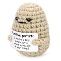 Miniatyrbild 1 av 5: Mini Positiv Potatis, Söt Ull Rolig Stickad Positiv Potatis, Positiva Gåvor Rolig Present Positiv P