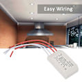 Miniatyrbild 5 av 5: 220V till AC 12V elektronisk transformator 20-60W spänningsomvandlare lågspänningslampa smart strömförsörjningsstyrenhet
