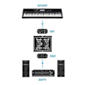 Miniatyrbild 3 av 5: DI-2 Audio Isolator Passiv Audio DI Box Ljudisolerare Gitarisolator Resistor Anti-brus