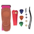Guitar Strap Neck Strap Celluloid Picks with Installation Parts String Instrument Accessories Pink
