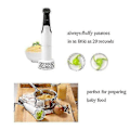 Miniatyrbillede 5 af 5: Elektrisk kartoffelmoser, håndmixer grøntsagshakker 3-i-1 sæt, multiple puré og blender, nedsænkningsblander til perfekt blanding og purering