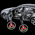 Pikkukuva 1 / 5: 2 kpl Auton Tervetuloa Valot Mitsubishi Colt/Lancer/ASX/Eclipse, Auton Loistevalot LED Projektio Auto-Osat