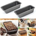 Miniatyrbilde 3 av 5: 2 stk. Brødformer for baking, Non-stick karbonstål brødform, Brett for toast, Form for kake, brød, bakverk, toast, rede