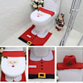 Miniatyrbild 1 av 5: Tomte Toalettlock Tomte Toalettlock + Golvmatta + Vattenbehållare + Pappershållare (Gammalt Toalettlock för Äldre)