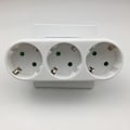Miniatyrbillede 4 af 5: 2 stk. 3-vejs stikadapter, 3-vejs multi-stik væg- eller skrivebordsstik 16a/250v