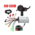 Miniatyrbild 2 av 5: 48V 500W Kontroller MR-100 LCD Display Mätare Instrumentpanel+Brytare för Elektrisk Scooter
