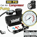 Pikkukuva 2 / 5: 300psi 12V Mini Auton sähköinen ilmapumppu Ilmakompressori Kannettava renkaiden täyttölaite autolle ja pyörälle
