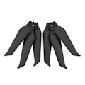 Miniatyrbillede 5 af 5: 2 par Nylon Fiber Propeller 3-bladet 8743F Lav-støj Til DJI Mavic 2 Pro/Zoom