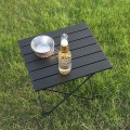 Miniatyrbild 2 av 4: Hopfällbart campingbord i aluminiumlegering, lätt, för camping, picknick, litet utomhusbord för utomhusutrustning