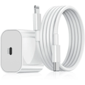 iPhone Laddare - Snabbladdare - Adapter + Kabel 20W USB-C 1Pc