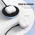 Miniatyrbild 2 av 5: Laddningsfodral för hörlurar för AirPods 3 Laddningsfodral 450Mah Trådlöst laddningsfodral Bluetooth Synkronisering Snabbparningsknapp