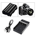 Miniatyrbillede 2 af 5: Batterilader til Nikon En-el3e En-el3 D100/100slr/d50/d70/d70s/d200/d80/d90 Bedste Gave Bedste Gave