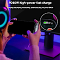 Pikkukuva 3 / 5: 2-in-1 USB-C -jakokaapeli, Type C - kaksois-Type-C PD60W -pikalataus ja 10 Gbps:n tiedonsiirto