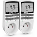 Miniatyrbillede 1 af 5: Elektrisk og Digital Stikkontakt Timer, Digital Stikkontakt Timer med 10 Daglige Ugentlige Programmer med Tyverisikringstilstand og Stor LCD-Skærm, Spar Strøm (P