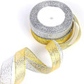 Miniatyrbillede 1 af 5: Bånd, 22 Meter 20mm Gavebånd 4 Stykker Glitter Blanke Bånd Brede Til Gaveindpakning Hjem Dekorativt Kort