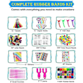 Miniatyrbild 2 av 5: 12 000+ Färgglada Loom Bands Set, Julklapp Gummiband För