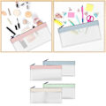 Miniatyrbilde 5 av 5: 4 Pcs Pengeposer med Glidelås, Kontantkonvolutter, Pengepung, Klare Bankinnskuddsposer, Bankpose, Kontantpose, Myntpose