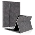 Miniatyrbilde 1 av 5: For Microsoft Surface Pro 9 PU Lær Tastatur Etui Justerbart Stativ Anti-fall Nettbrettdeksel