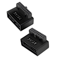 Miniatyrbilde 5 av 5: PH19B USB 3.0 Intern Header USB3.0 19/20P Sokkel 90 Graders Adapter Konverter for Datamaskin Hovedkort