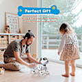 Miniatyrbillede 5 af 5: Fjernstyret Robot Hundelegetøj Rc Stunt Hund Robot Legetøj Til Børn Interaktiv & Smart Dansende Robot Elektronisk Kæledyrslegetøj