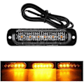Miniatyrbillede 5 af 5: 4 stk. Nødblink til Køretøjer Lastbiler Nødsignal Advarselsblink Fare Blink Strobe Blink 6 LED Overflademontering Vandtæt