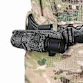 Miniatyrbild 3 av 5: Ficklampa Fodral Holster Bärväska Hållbar Hållare 360 Grader Rotation Bärbar För Utomhus