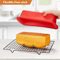 Miniatyrbillede 3 af 5: 3 stk. Silikon Brødform Silikon Brødbrød Kageform Non-Stick Silikon Brødbageform Til Hjemmelavet Kage, Brød, Kødbrød, Quiche