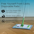 Miniatyrbillede 3 af 5: Genanvendelige Mop-Puder til Flash Speedmop Heavy Duty Mikrofiber Vådt & Tørt Rengøring Mop-Pude Maskinvaskbar Op til 100x, 4-pak