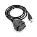 Miniatyrbillede 3 af 5: 16-pin OBD2 til USB-port oplader adapter kabel stik diagnostisk værktøj