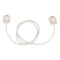 VGA DB15 Hane Till RS232 DB9 Stift Hane Adapterkabel / Videografisk Förlängningskabel (Vit, 1.4M)