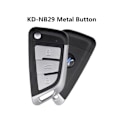 Miniatyrbilde 4 av 5: For KEYDIY NB29 Fjernkontroll Bilnøkkel Metall 3 Knapper for Stil for KD900/-X2 MINI/ -MAX