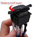Miniatyrbillede 5 af 5: Momentær Polaritetsomvendt Switch Vandtæt Kontrol Motor Aktuator 6 Pins 3 Position Rocker Toggle Switch