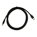 Miniatyrbillede 1 af 5: Sort IEEE 1394 Firewire 400 til Firewire 400 kabel, 6 Pin/6 Pin Han / Han - 10 FT