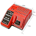 Miniatyrbild 3 av 5: M12-18c Li-ion batteriladdare för Milwaukee 12v 14.4v 18v C1418c 48-11-1815/1828/1840 M18 M14 M12 litiumbatteri